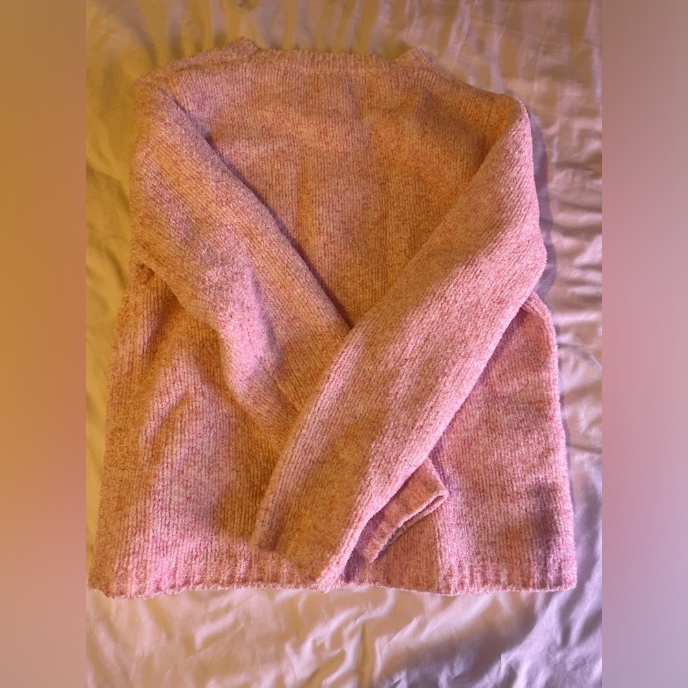 Soft pink sweater!